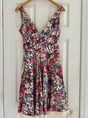 Warehouse UK - Ditsey Floral Tea Dress - Size 8 USA - Size 12 - UK